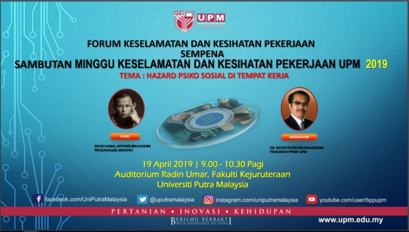 Safety Forum KKP UPM 2019